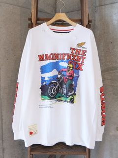 Honda vs SEV CBX1000 L/SL TEE / ロングスリーブ Tシャツ / ホワイト / CT-SV-NRA-1008