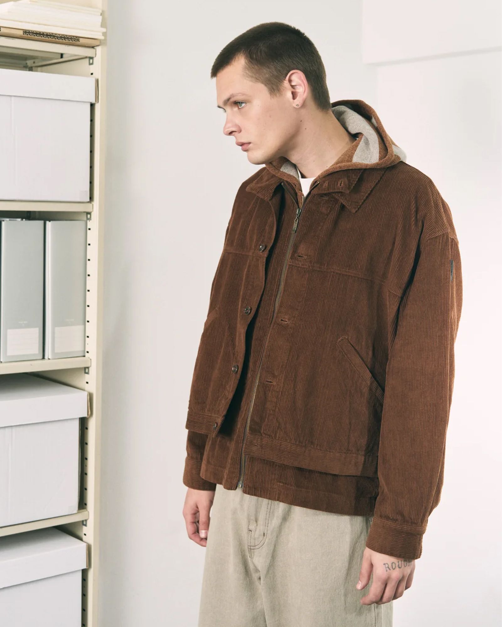 Double Cord Jacket / コーデュロイジャケット / ブラウン / PD-262-JK-041