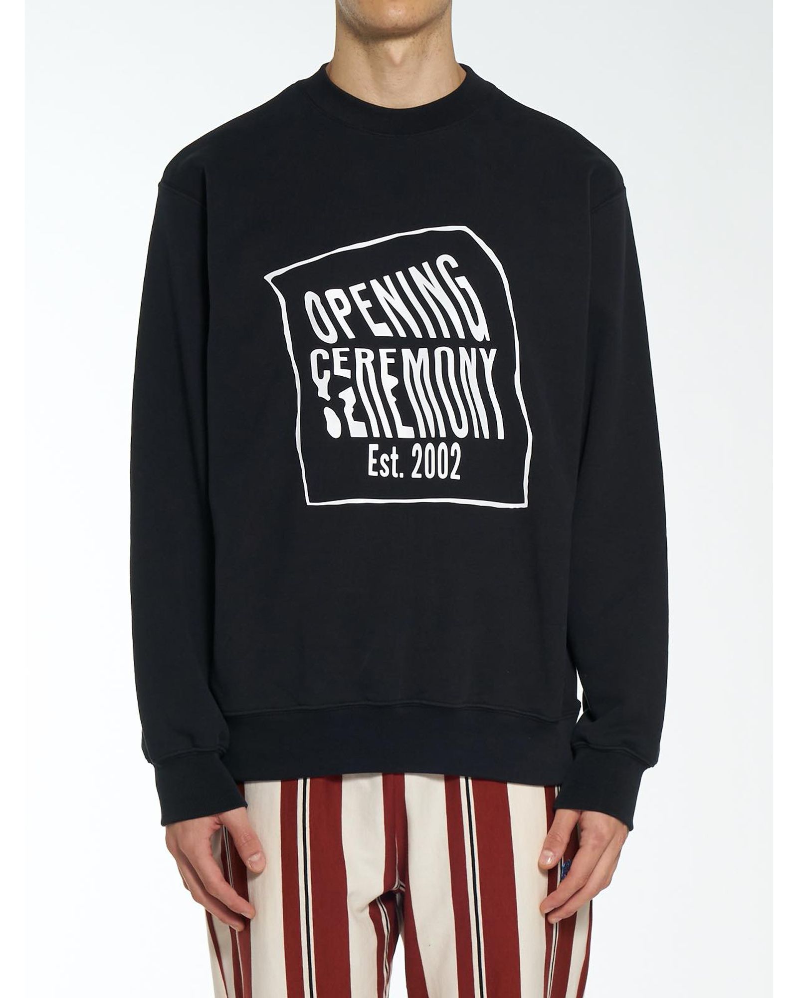 Warped Logo Regular Crewneck