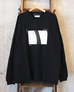 Abstract Photograph L/S Tee / ロングスリーブ Tシャツ / ブラック / MW-CT26102
