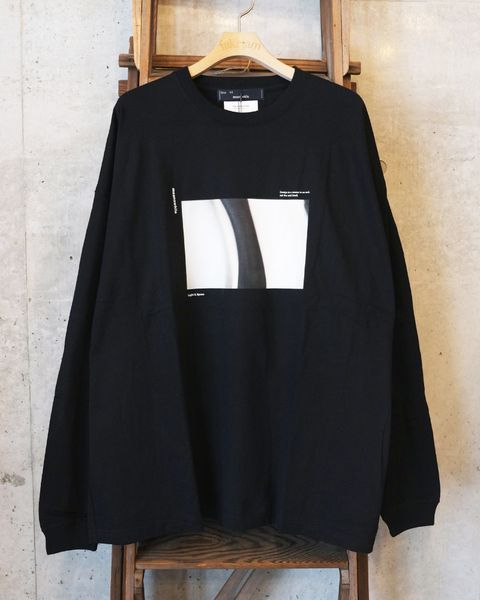 Abstract Photograph L/S Tee / ロングスリーブ Tシャツ / ブラック / MW-CT26102