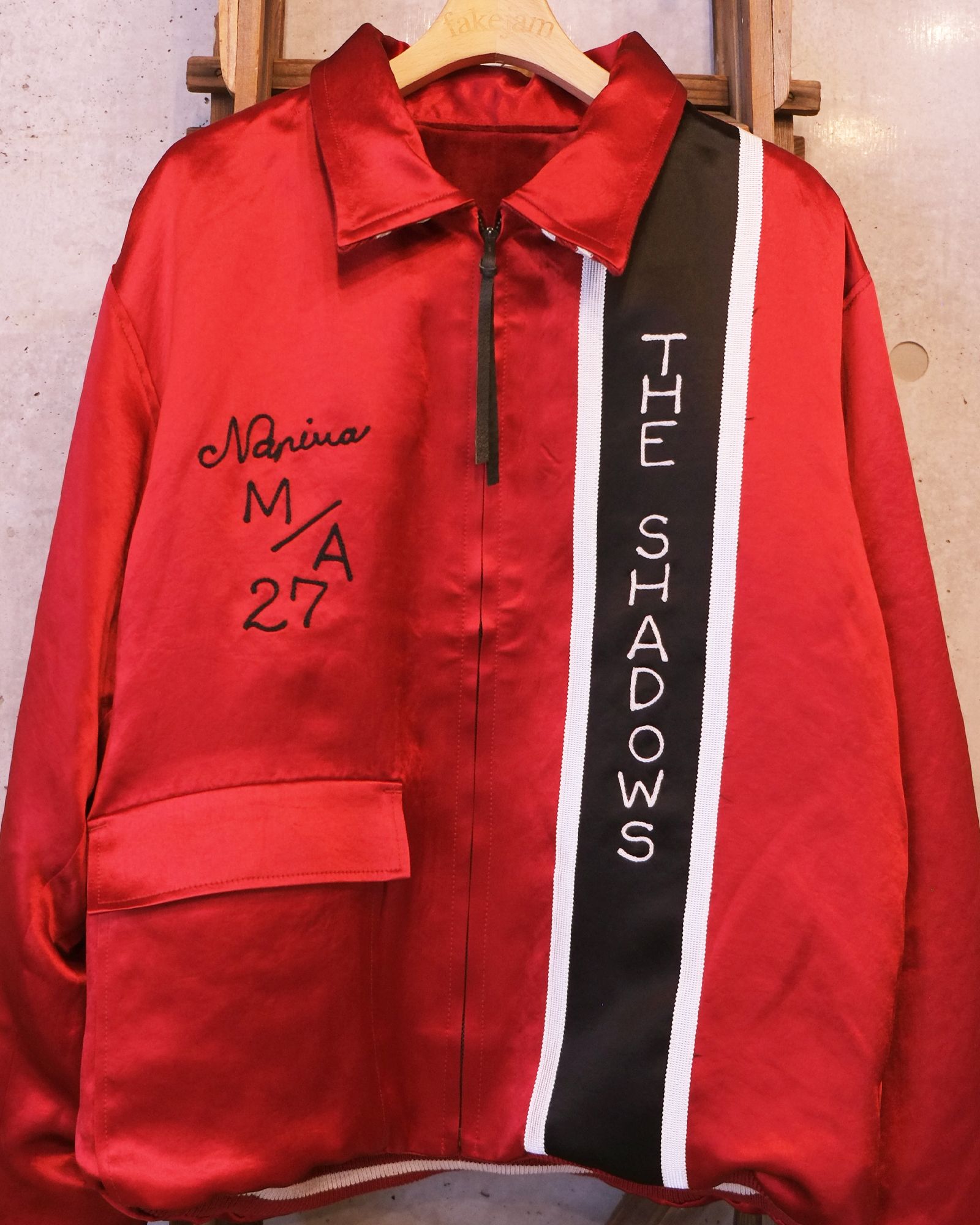 MINUS x A PUZZLING HOME Souvenir Racing Jacket(TWO FACE) / スカジャン レーシングジャケット / ワイン / M-P4-XA1