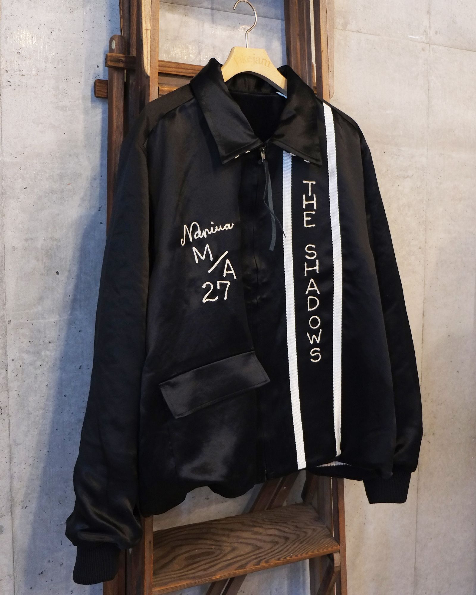 MINUS x A PUZZLING HOME Souvenir Racing Jacket(TWO FACE) / スカジャン レーシングジャケット / ブラック / M-P4-XA1