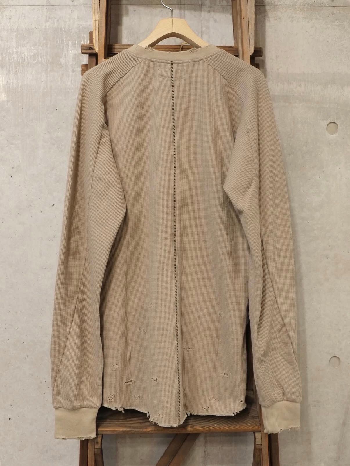 Combat Long Thermal With Damaged(CLASSIC WAFFLE KNIT)