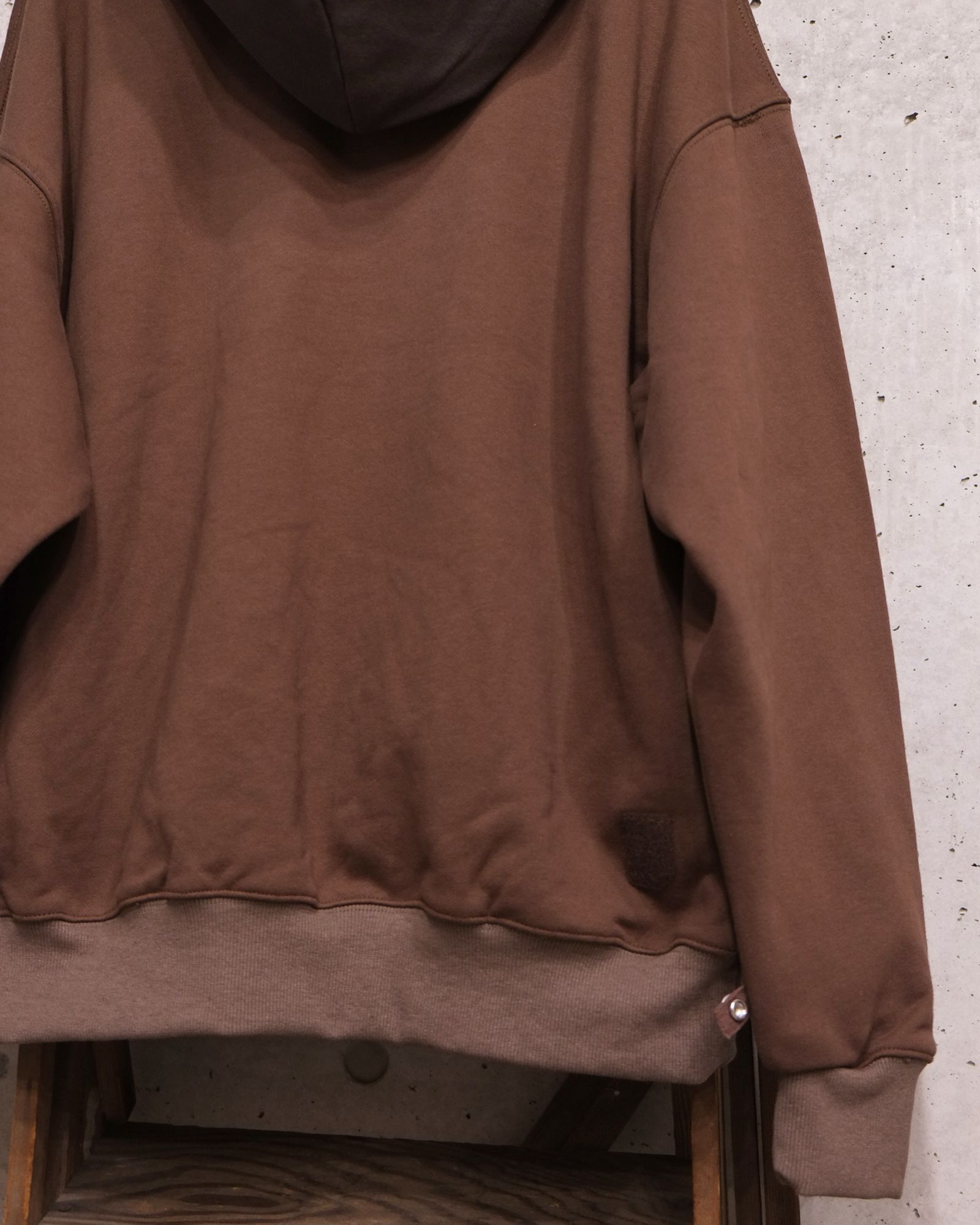 Mini Zip Hoodie / パーカー / ブラウン / PD-262-HCS-031