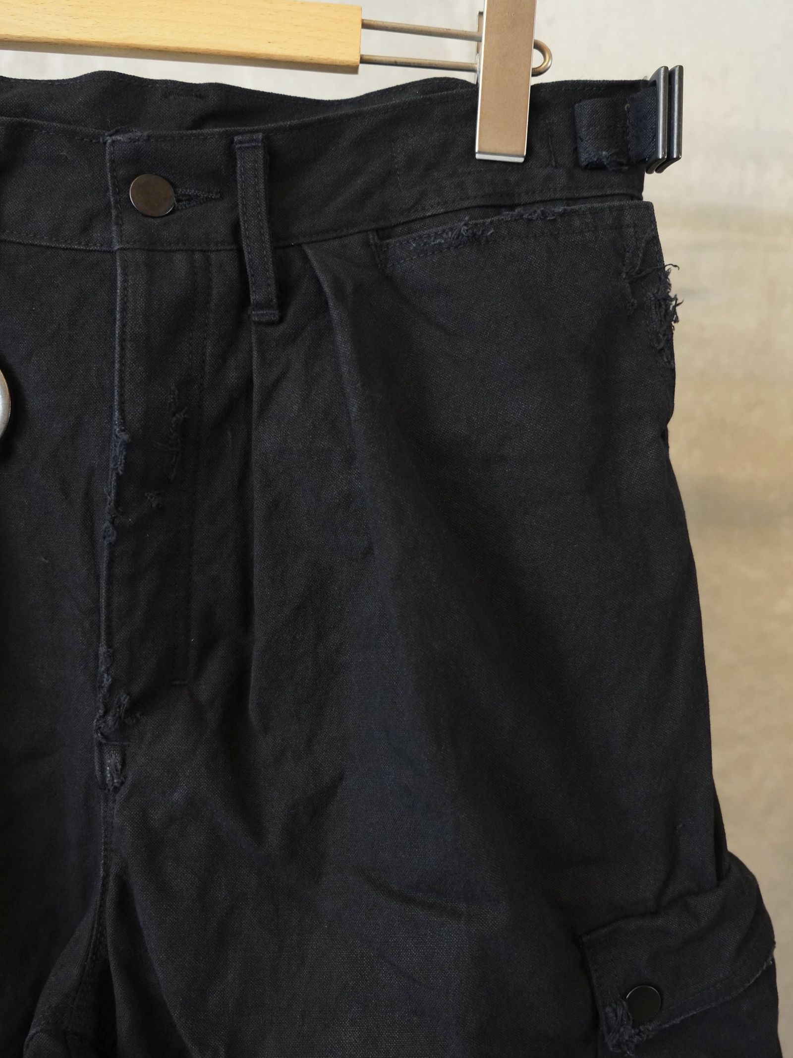 Heavy Cargo Short With Damaged(AGED CANVAS)