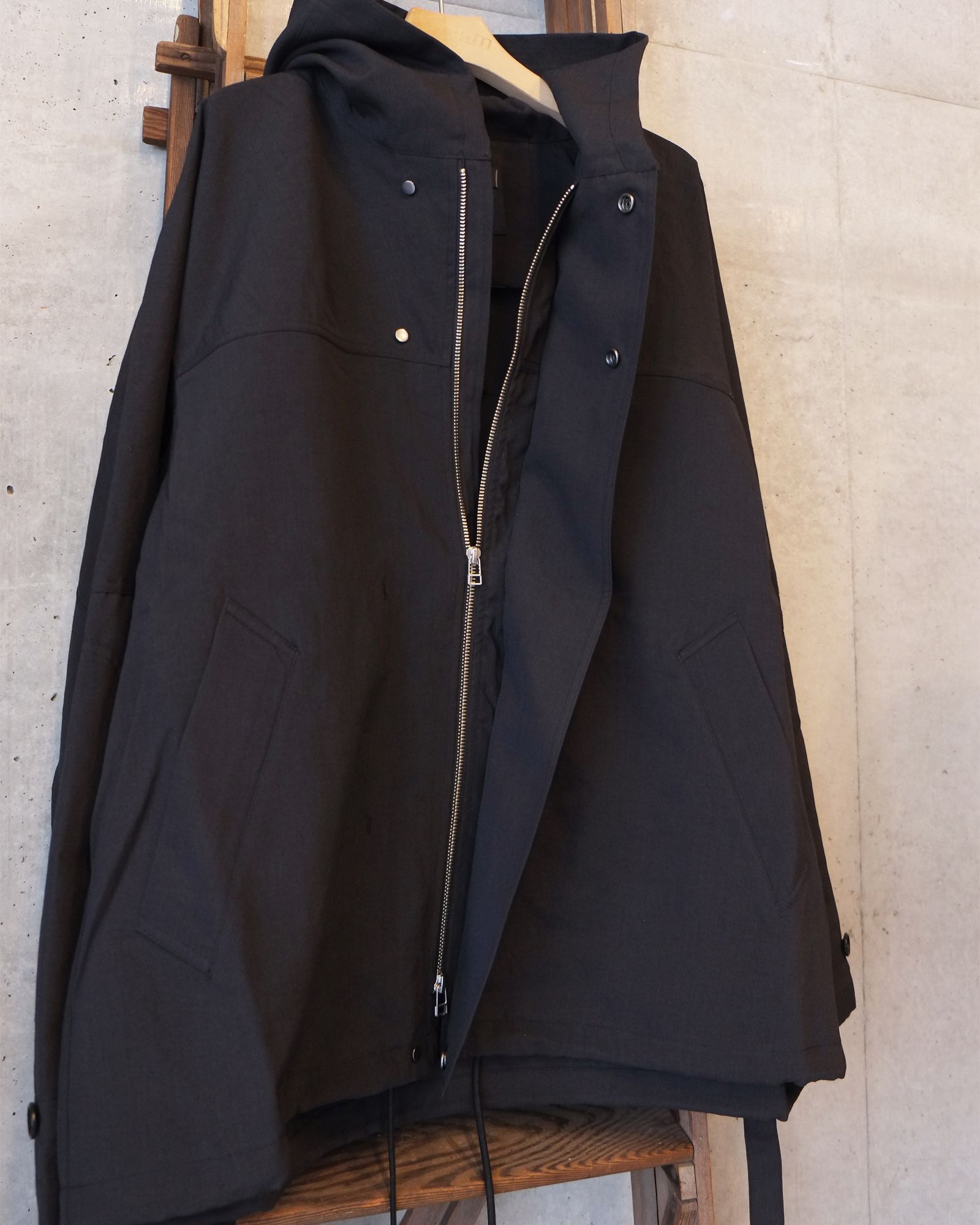 Desert Cloth Neutral Hooded Blouson / ブルゾン / ブラック / MW-JKT26102