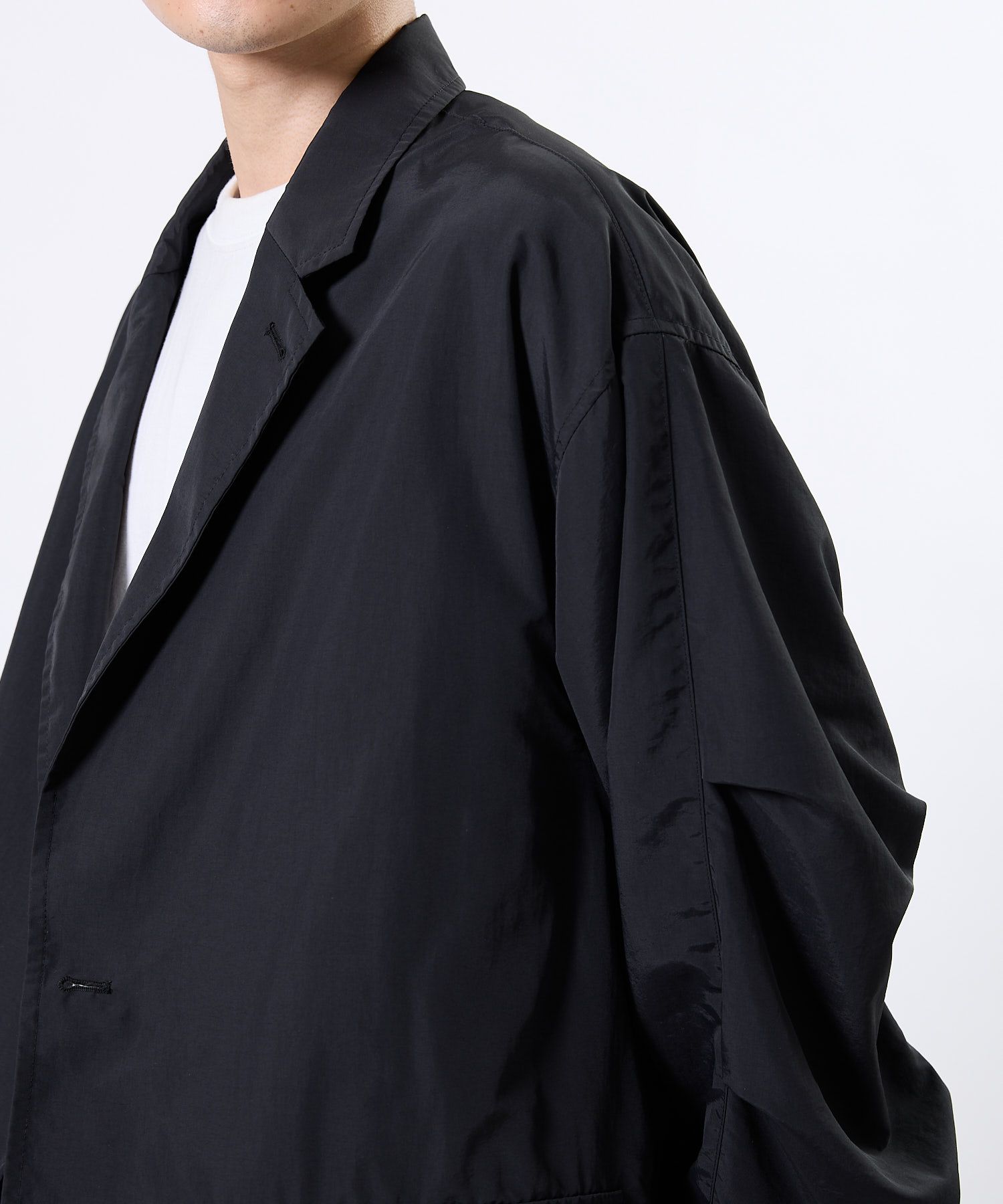 Supplex® DAILY LOOSE 2B JACKET / ルーズ 2Bジャケット / ブラック / MTM-JK-0384-26-C
