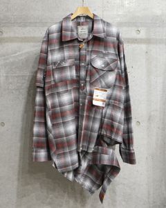 Deconstructed Ombre Check Shirt