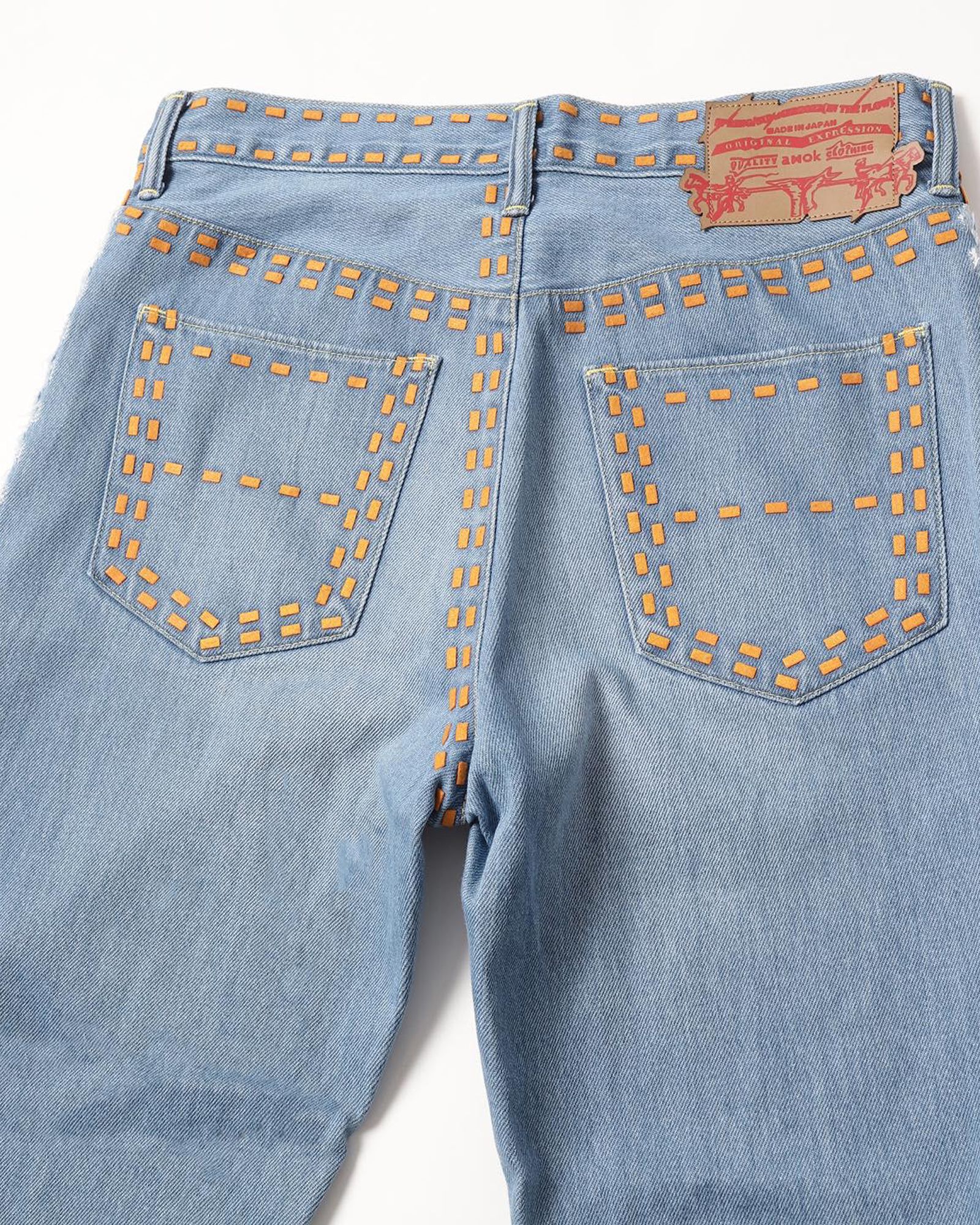 Laser Stitch Jeans