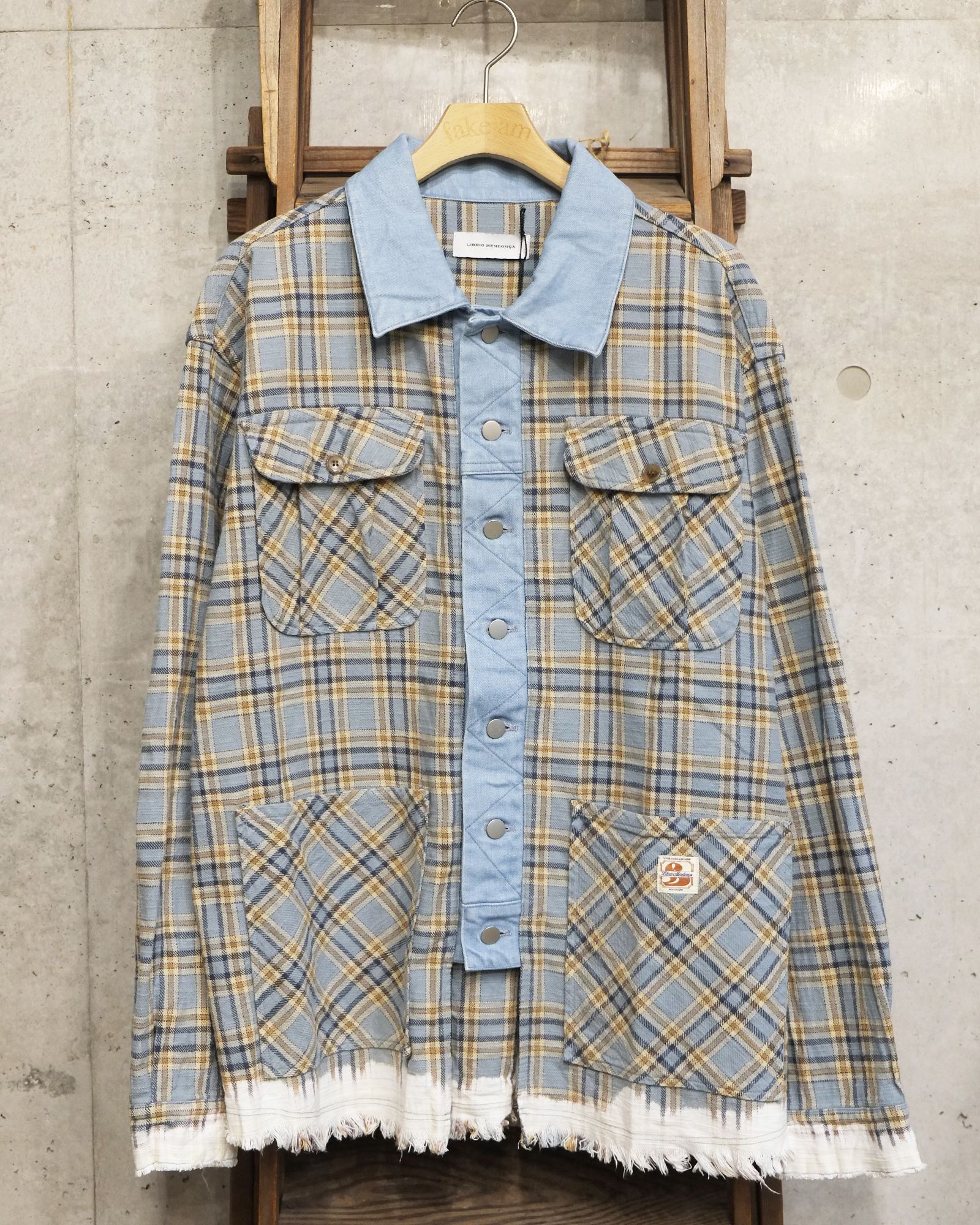 Docking Check Shirt / シャツ / ブルー チェック / LM-26aw-2218