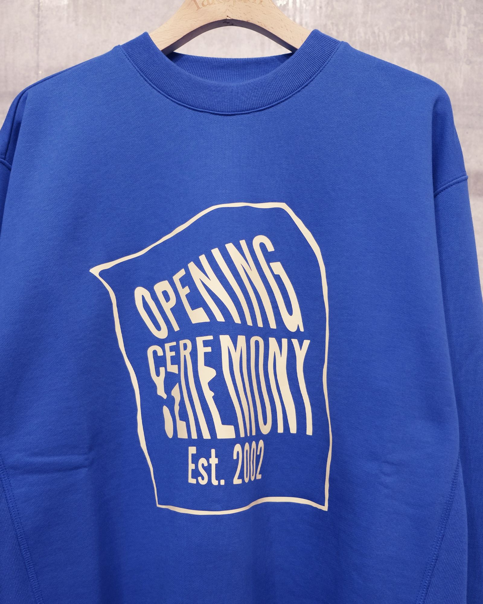 Warped Logo Regular Crewneck