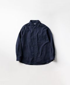 OVERSIZED CORDUROY SHIRT / オーバーサイズ コーデュロイ シャツ / ネイビー / MTM-SH-0164-23-C
