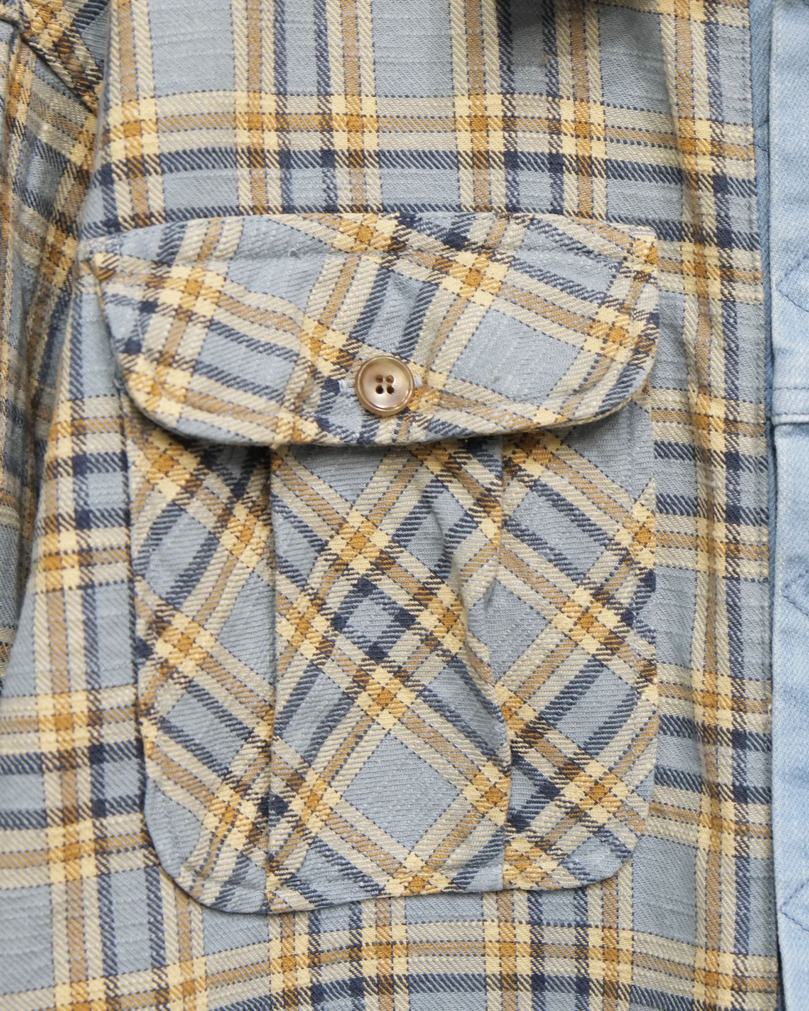 Docking Check Shirt / シャツ / ブルー チェック / LM-26aw-2218