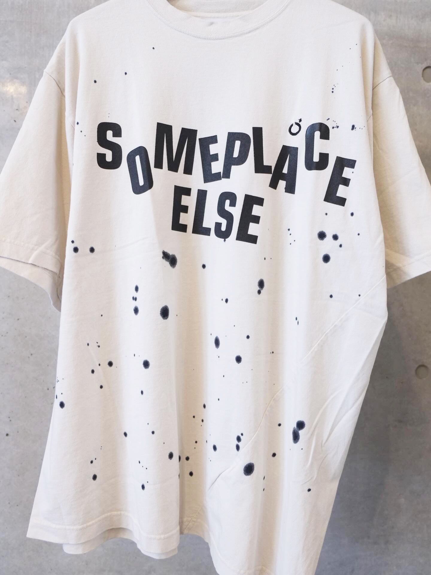 Hand Dye Twist Tee Shirt/ SOMEPLACE ELSE
