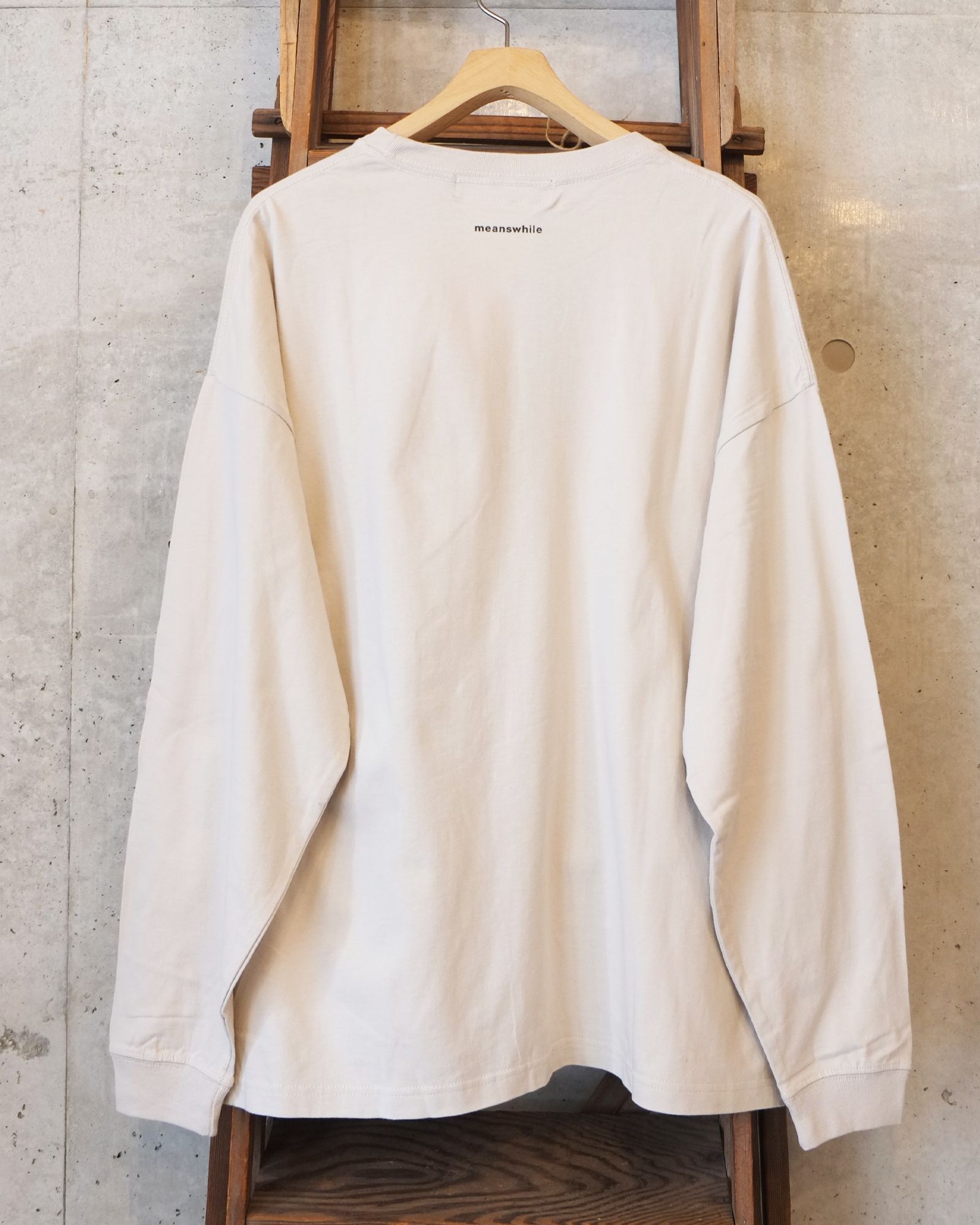 Abstract Photograph L/S Tee / ロングスリーブ Tシャツ / ホワイト / MW-CT25202