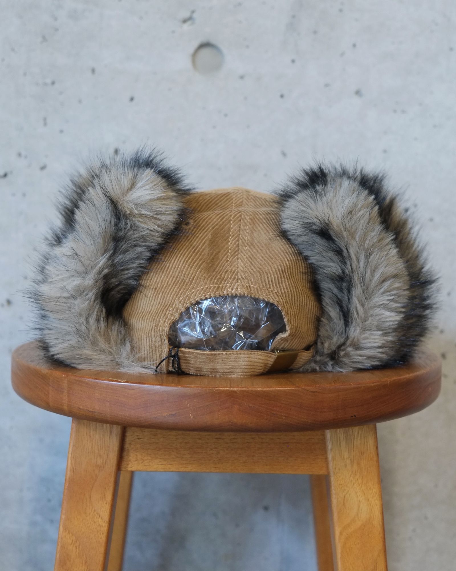 CORDUROY FLIGHT CAP / コーデュロイ フライト キャップ / ベージュ / LM-26aw-1235