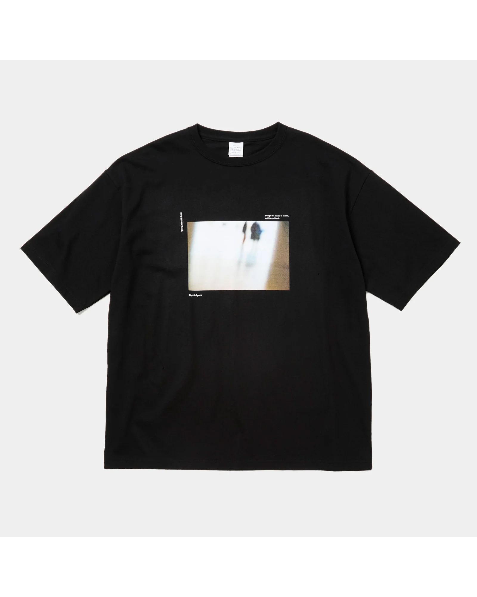 Abstract Photograph S/S Tee / Tシャツ / ブラック / MW-CT26101
