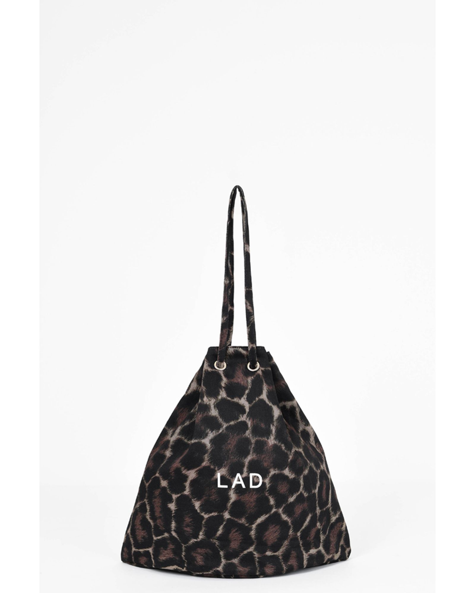 Leopard Drawstring Bag
