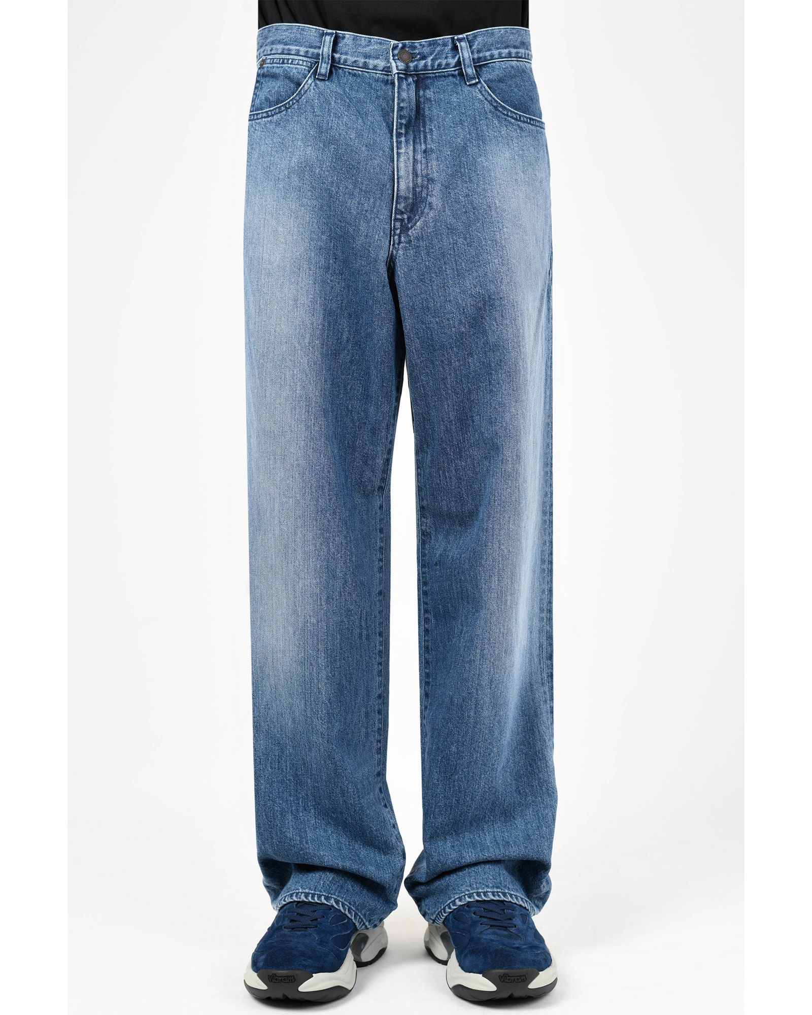 LAD MUSICIAN - 12oz Denim Straight Pants | fakejam