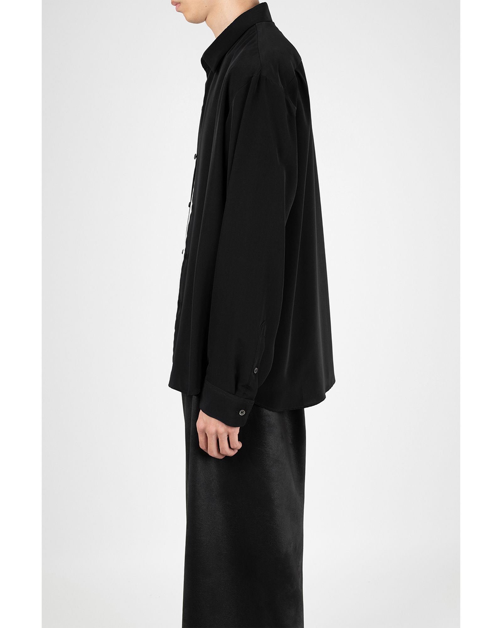 DECHINE COMFORT SHIRT / ロングスリーブ シャツ / ブラック / 2226-104