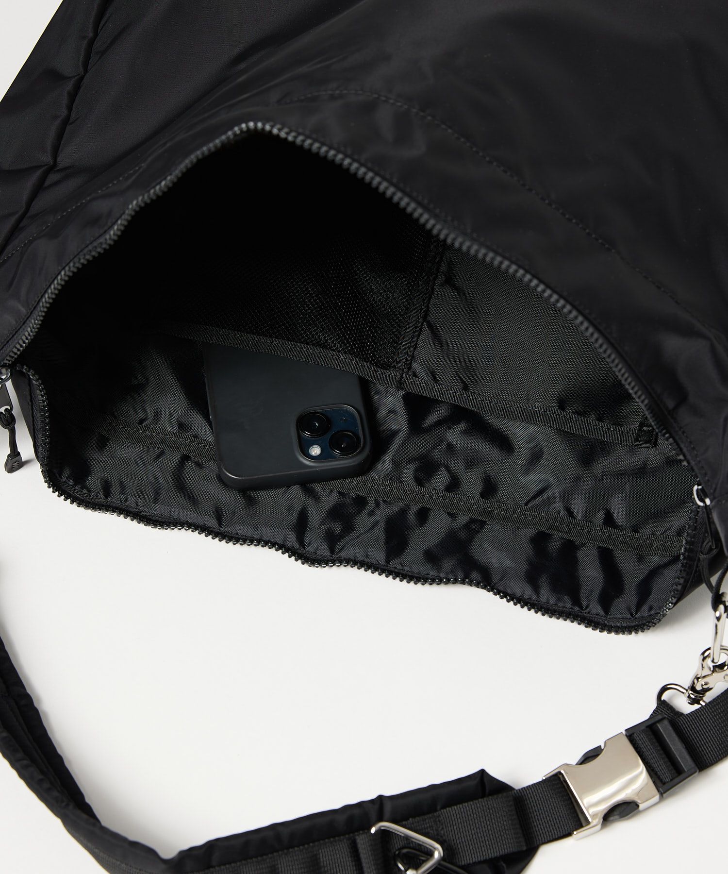 POUCH SHOULDER BAG / ポーチ ショルダーバッグ / ブラック / MTM-BG-0177-23-C