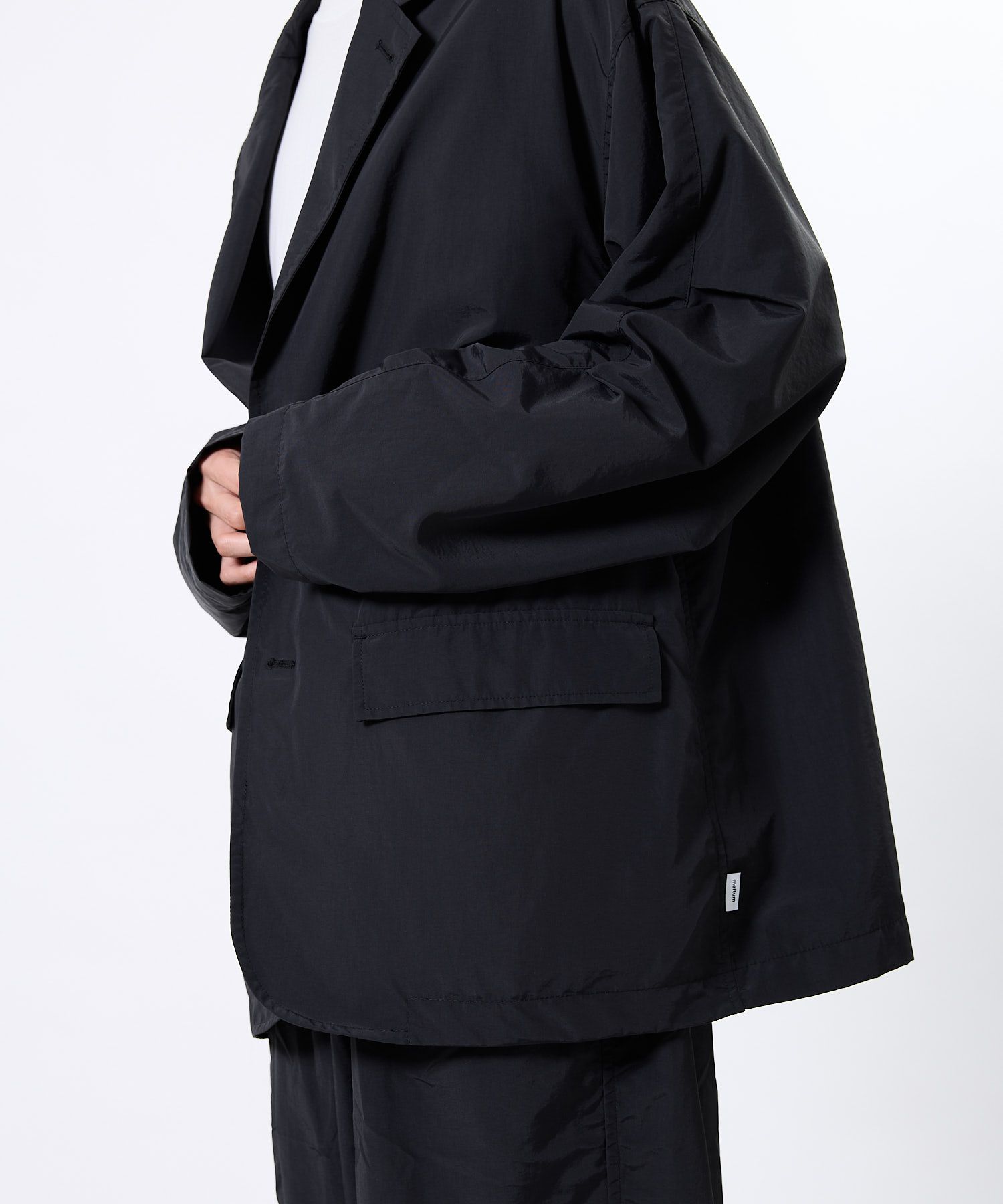 Supplex® DAILY LOOSE 2B JACKET / ルーズ 2Bジャケット / ブラック / MTM-JK-0384-26-C