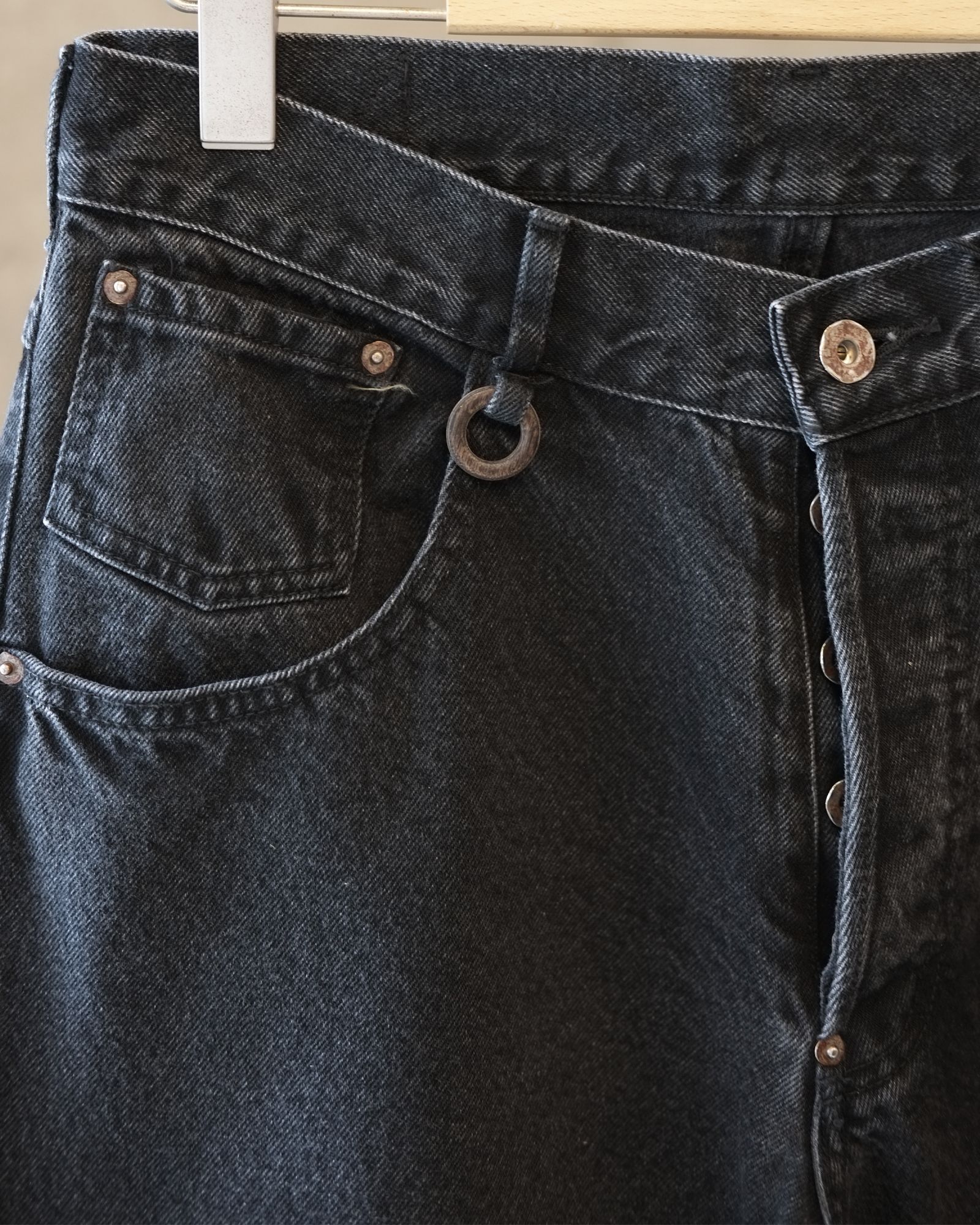 Front Lowrize Denim Pants