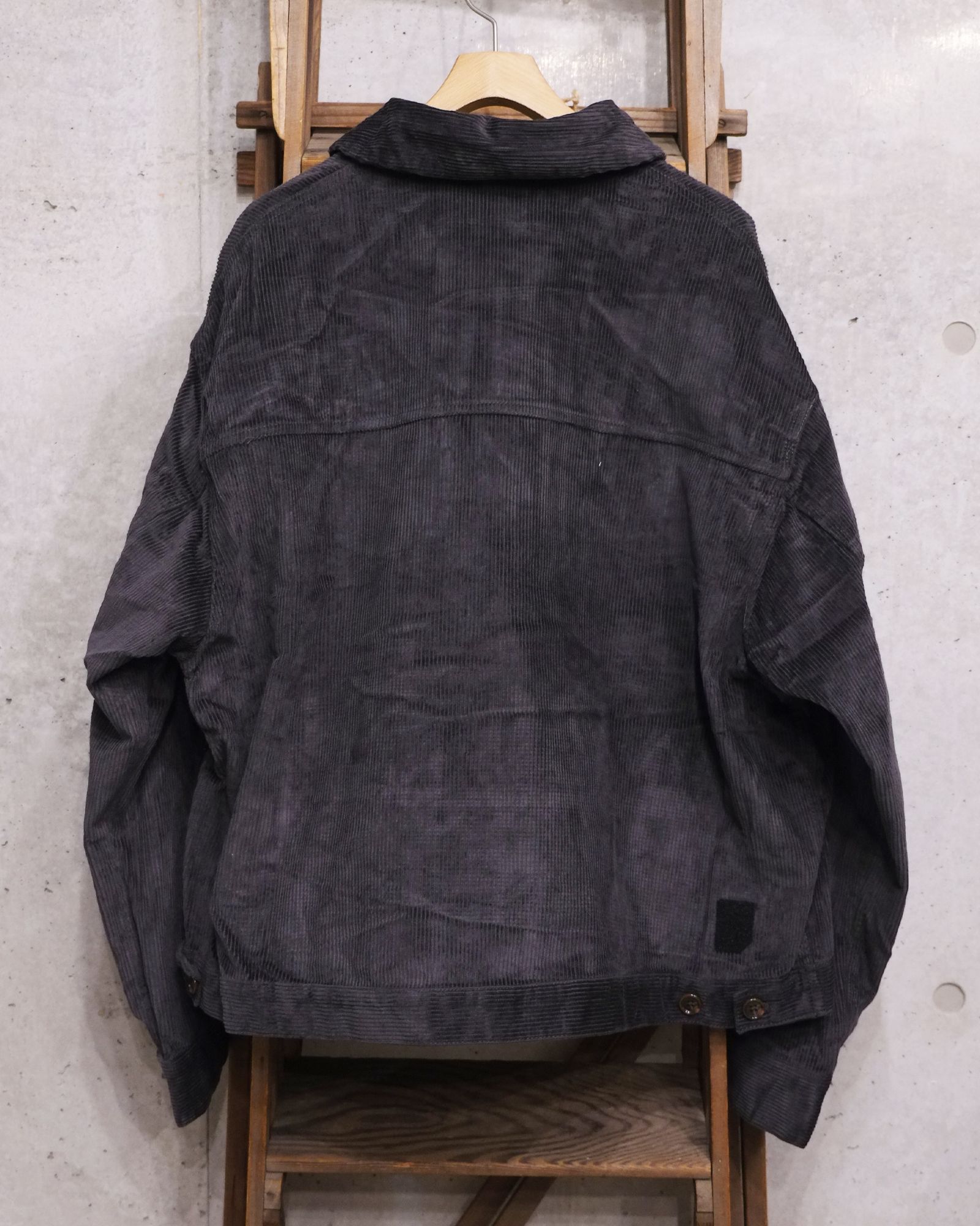 Double Cord Jacket / コーデュロイジャケット / チャコール / PD-262-JK-041