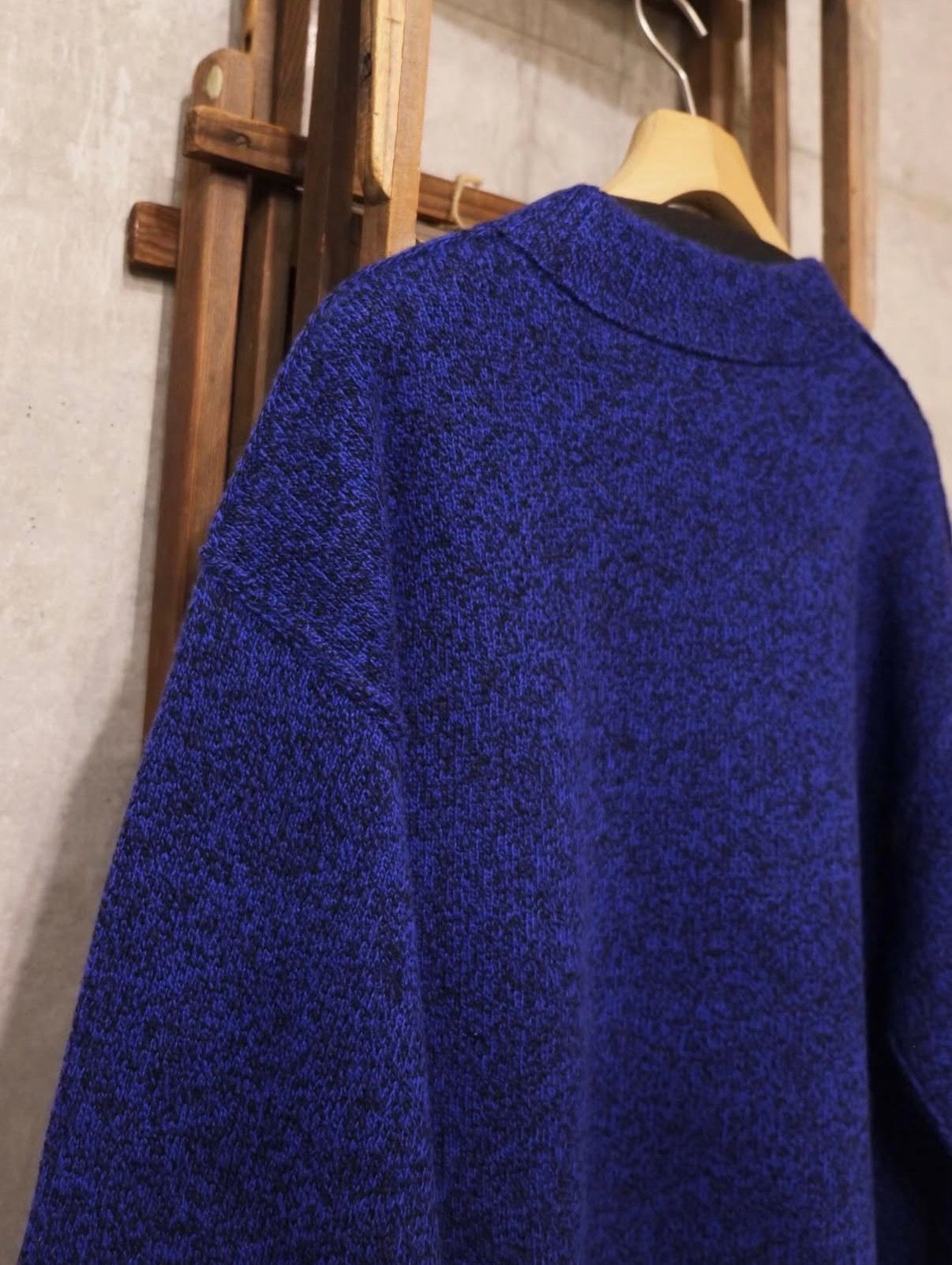 Mix Color Mock Neck Sweater