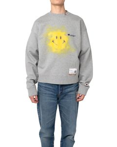 Smily Face Printed Pullover
