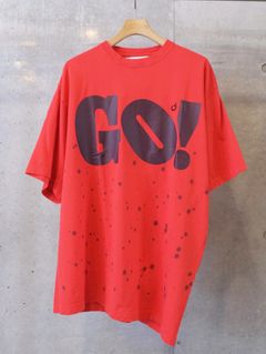 Hand Dye Twist Tee Shirt/ GO!