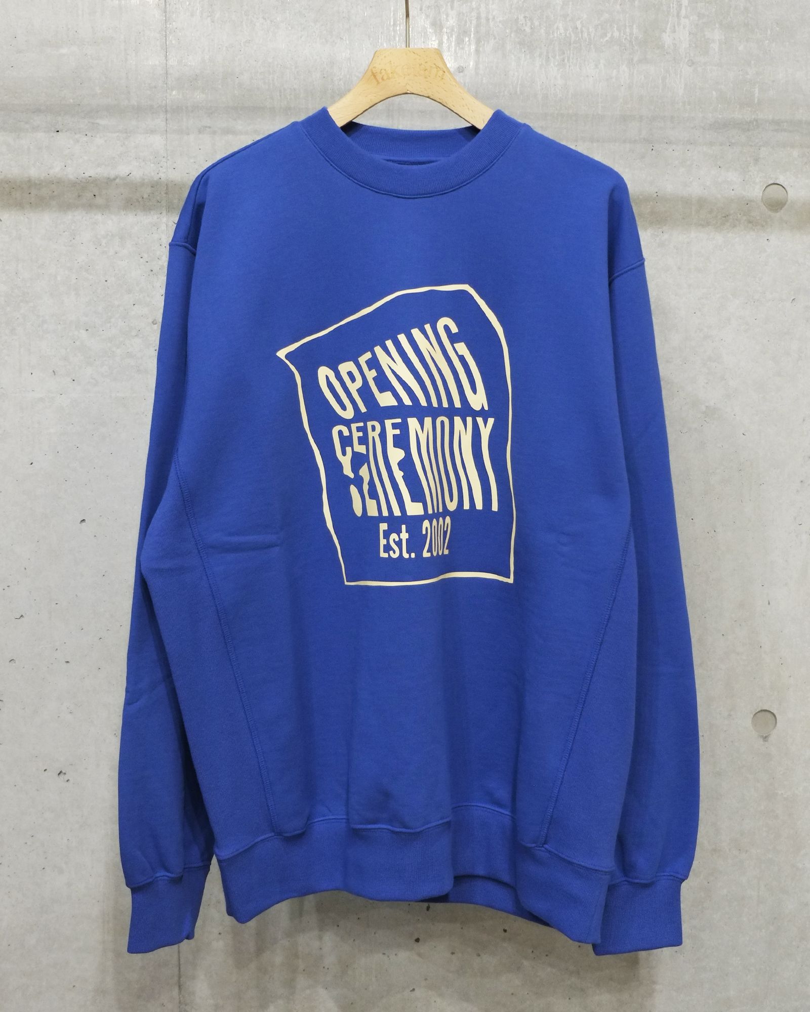Warped Logo Regular Crewneck