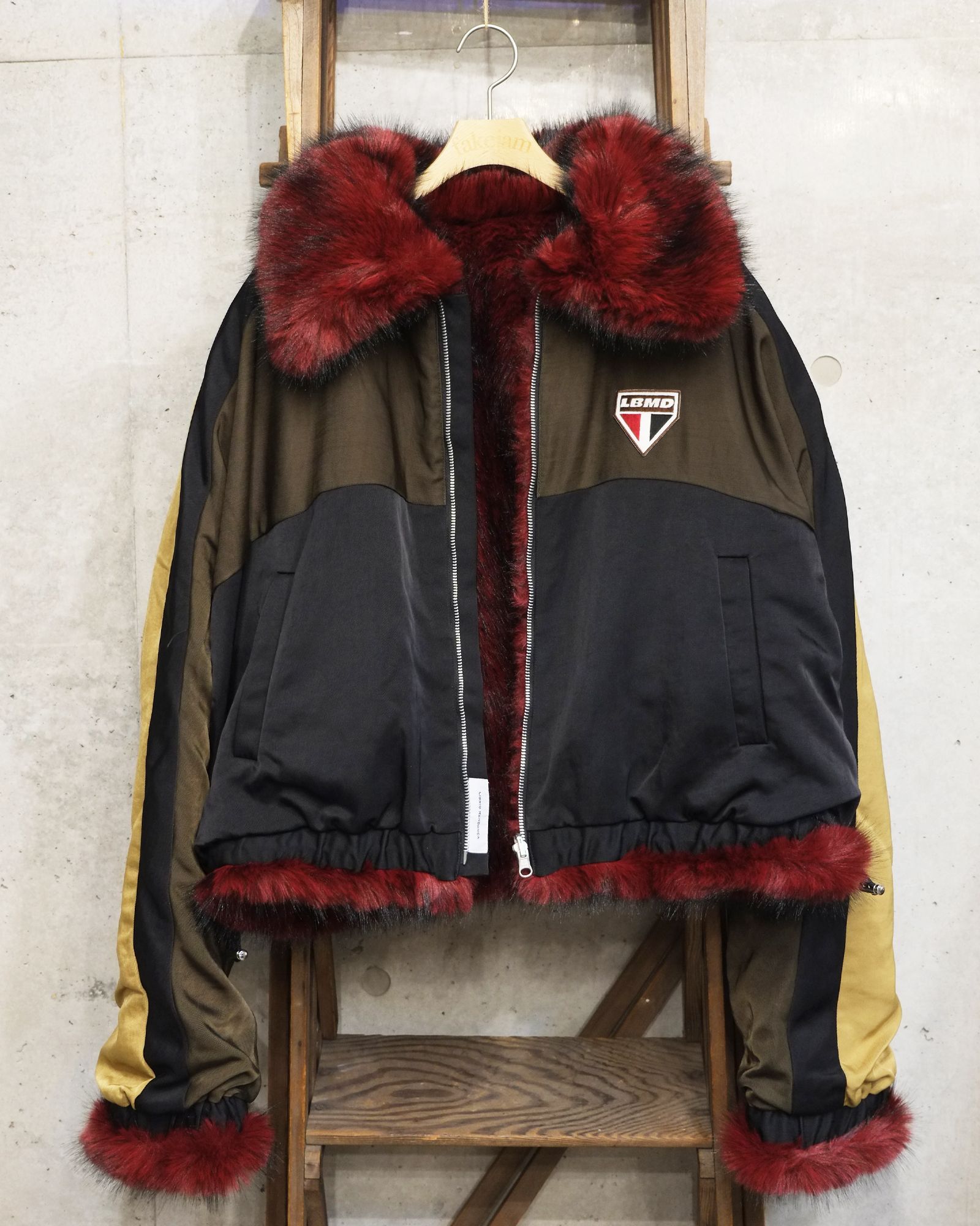 Reversible Fur Jacket / ファー ブルゾン / レッド / LM-26aw-2205