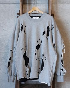 Damage Layered Sweat Shirt / ダメージ加工 / スウェットプルオーバー / メンズ