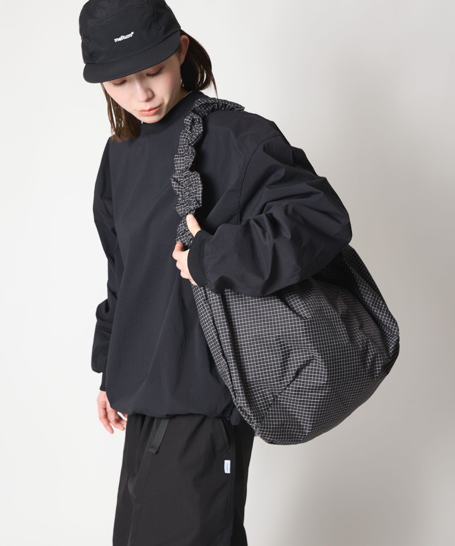 GATHER MESSENGER BAG / ギャザー メッセンジャーバッグ / グラフチェック /  MTM-BG-0372-26-A