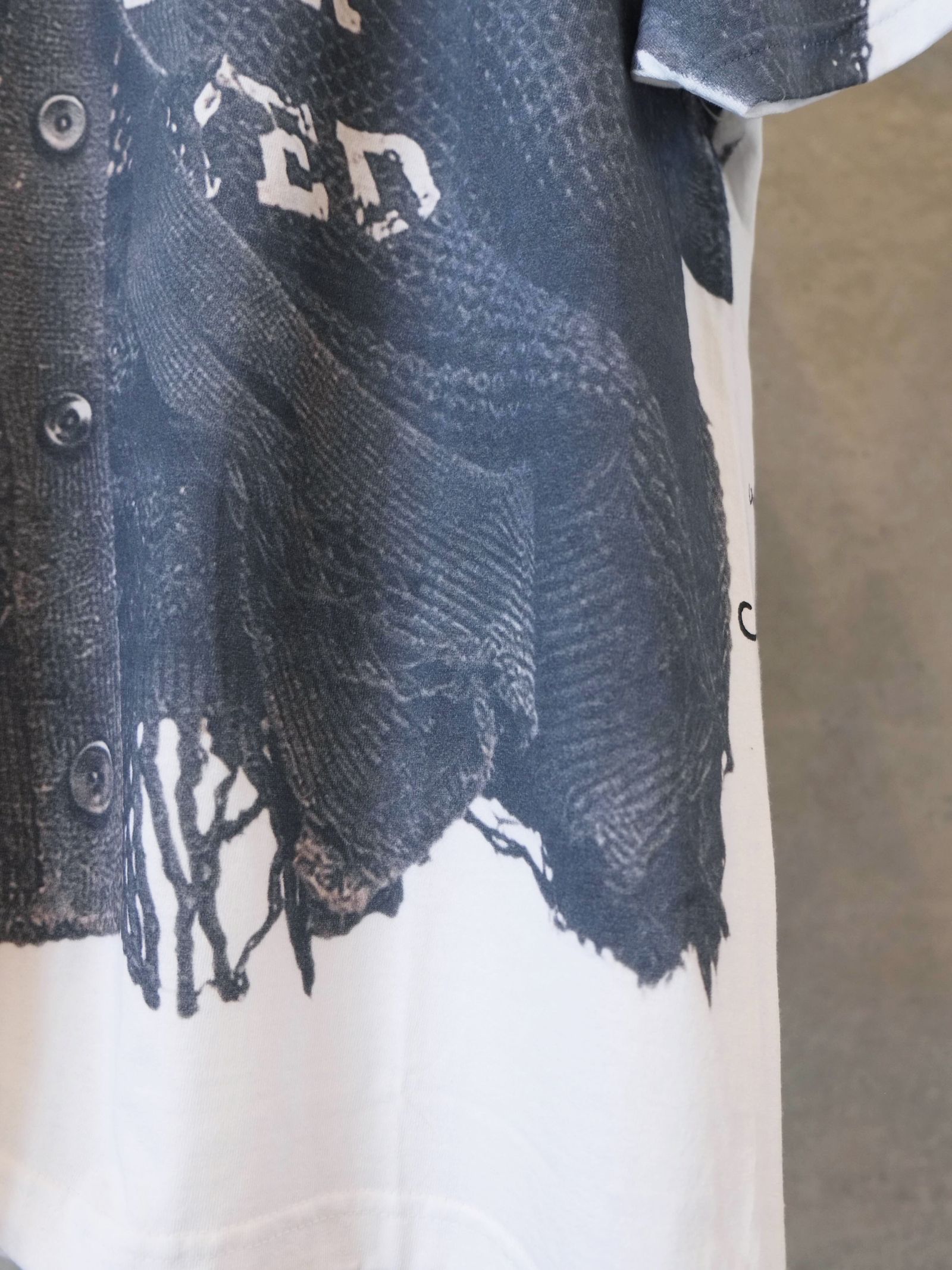 Dropout Mesh Cardigan in 2056