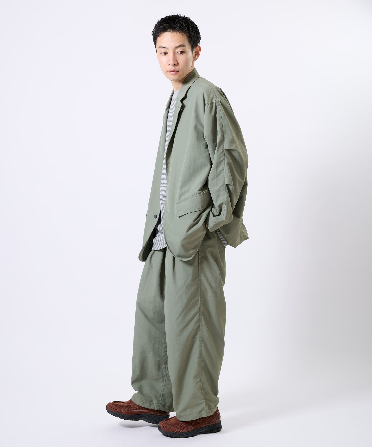 Supplex® DAILY EASY TROUSERS / イージー トラウザース / グレー / MTM-PT-0385-26-C