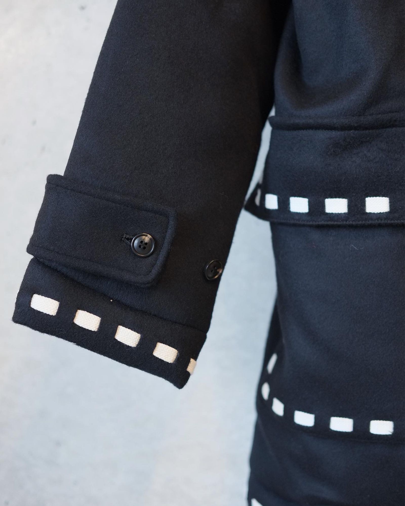 Cord Stitch Duddle Coat
