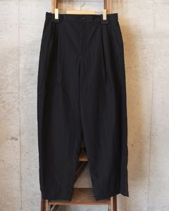 Ambient C/N High-waist Slacks / スラックス / ブラック /MW-PT26104