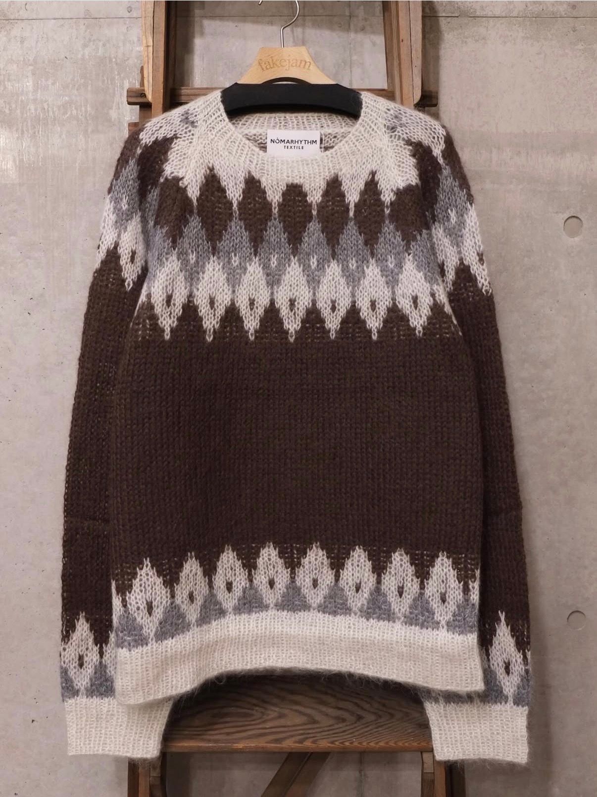 Hand Knit Snowflake Sweater