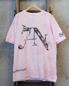 Bootleg Tee(CHAOS001)Splash Dyed Red