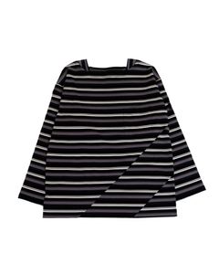 Stroke Tee  L/S Mond Border