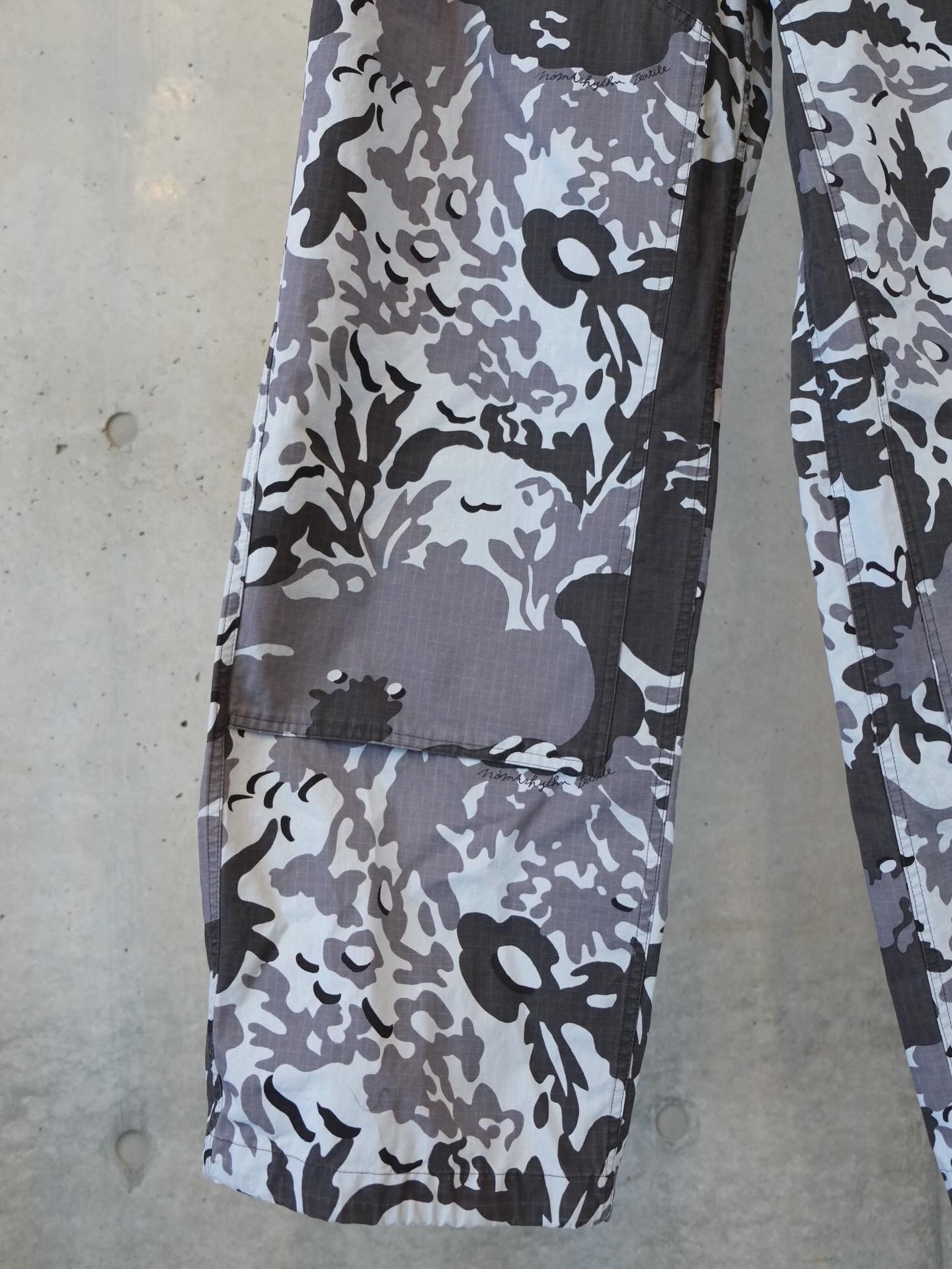 Camo Flower Double Knee Pants