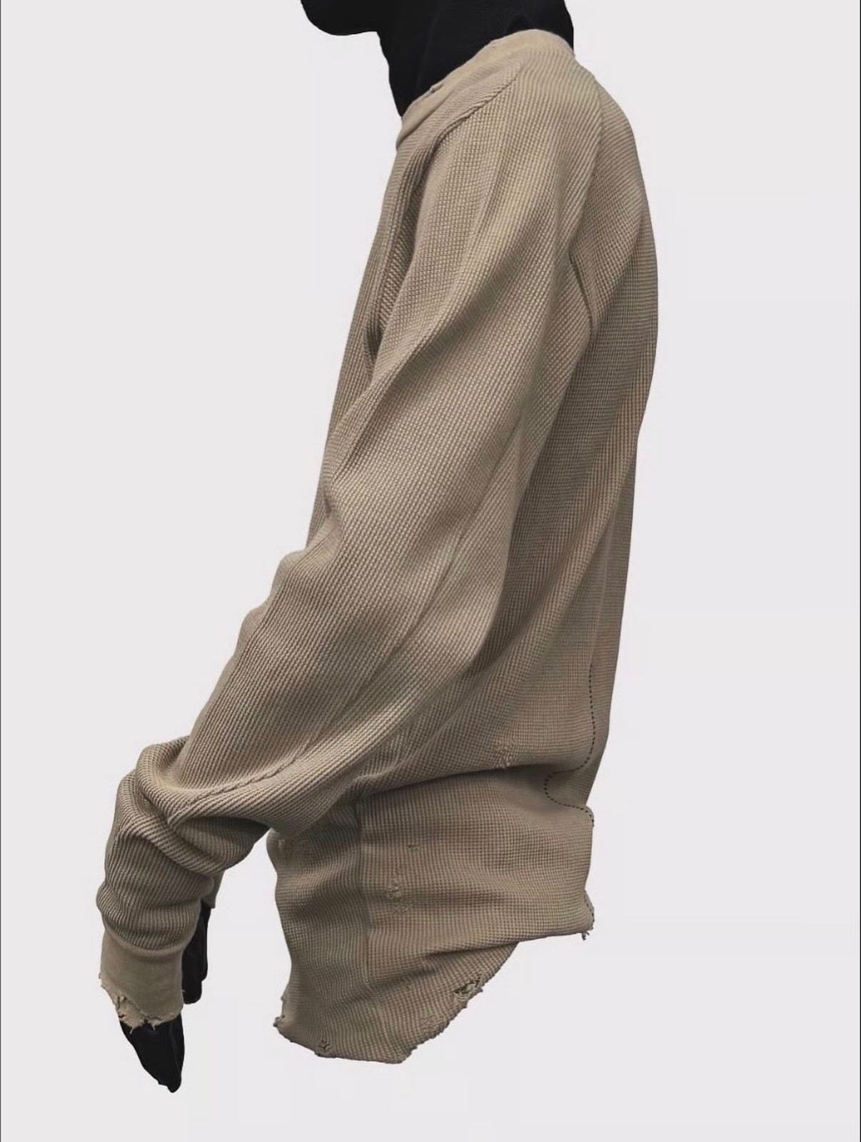 Combat Long Thermal With Damaged(CLASSIC WAFFLE KNIT)