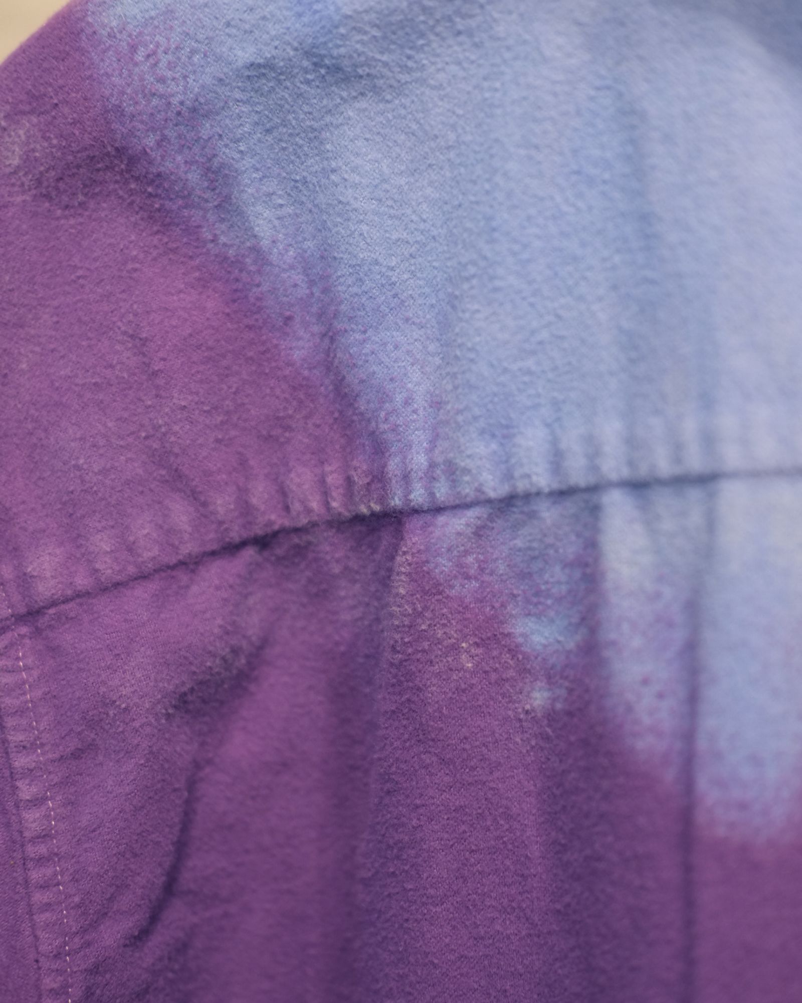 Hand Dyed Flannel Shirt