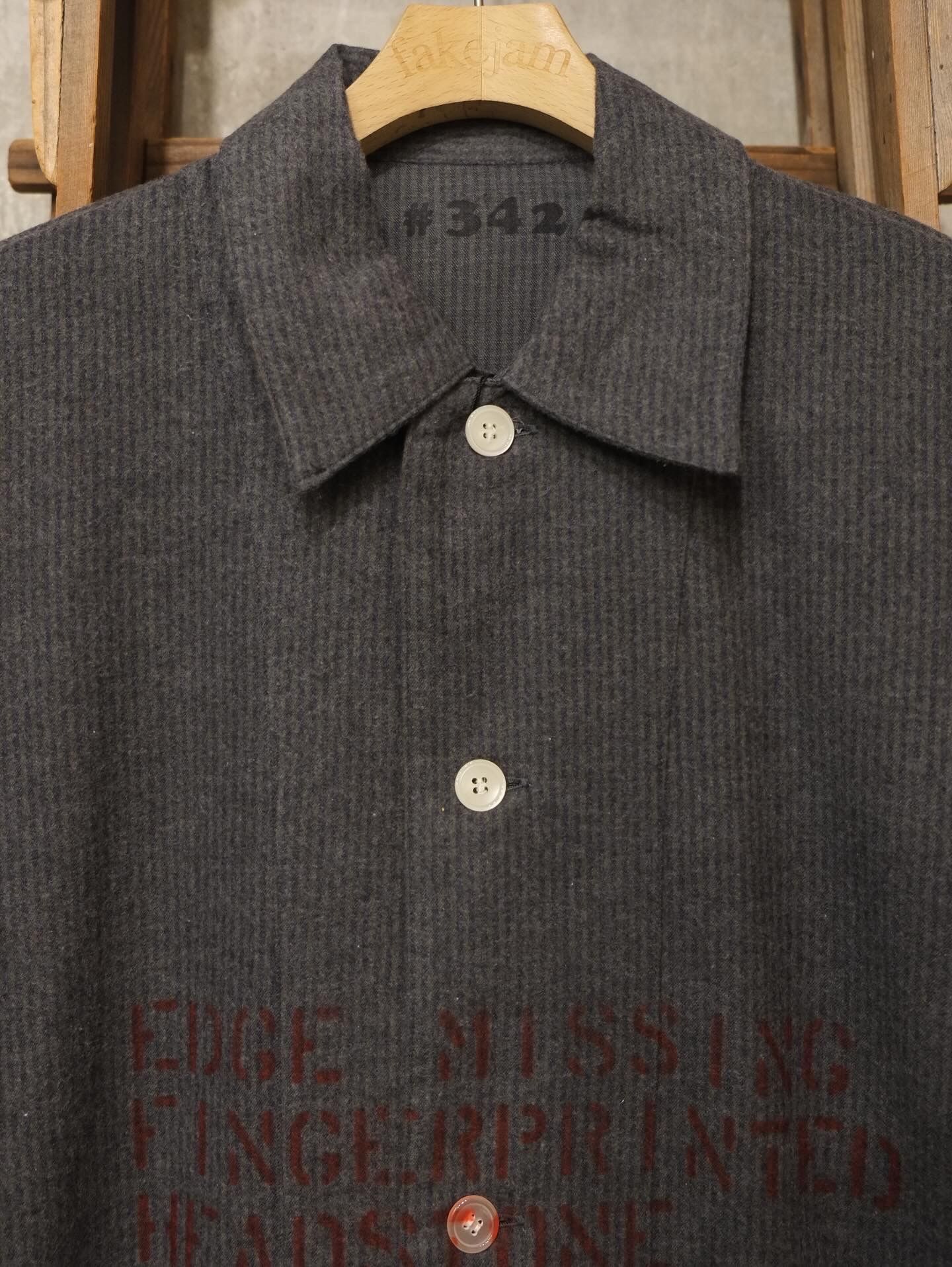 Hand-Stenciled Sleeper Stripe