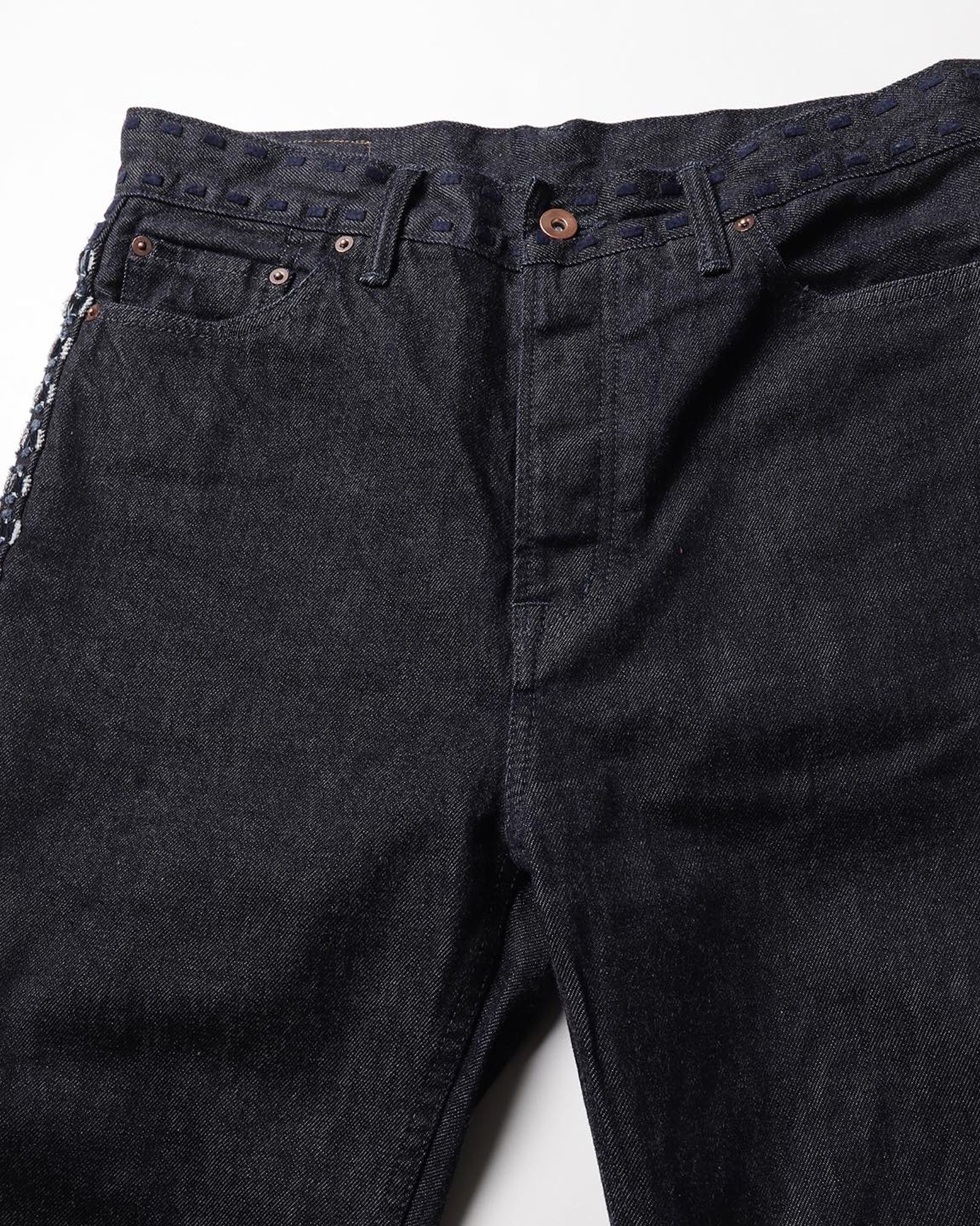 2022ss AMOK / アモク Laser Stitch Jeans AMOK - Laser Stitch Jeans | fakejam