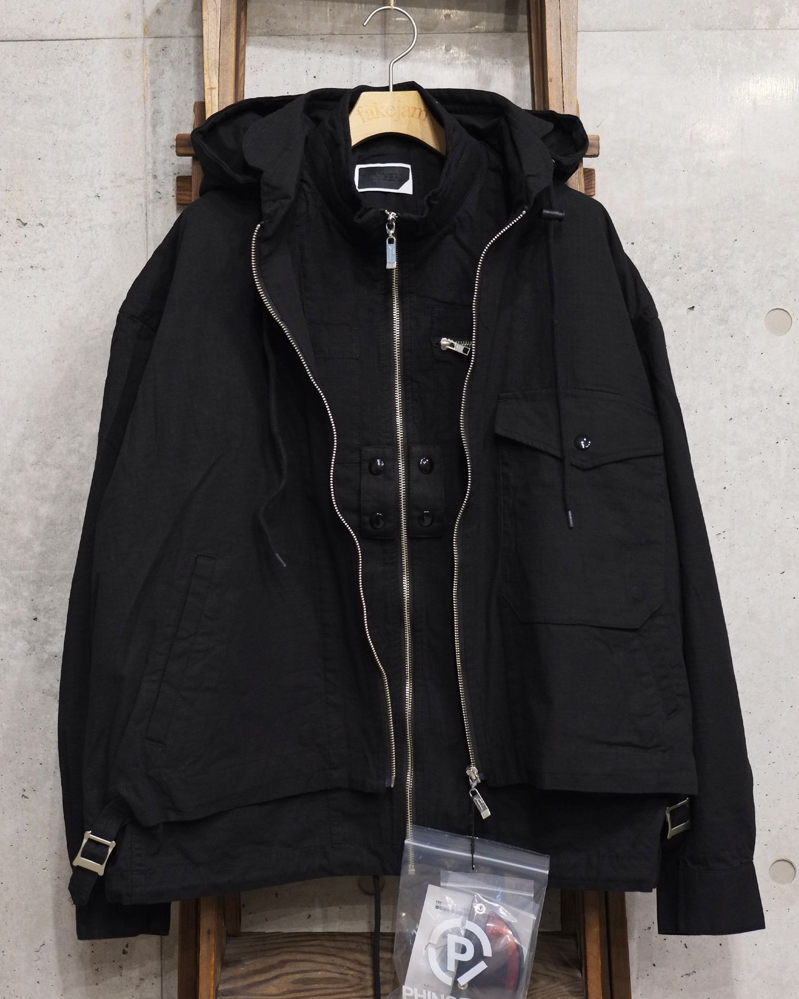 Visor Double Zip Jacket / ワークジャケット / ブラック / PD-262-JK-091