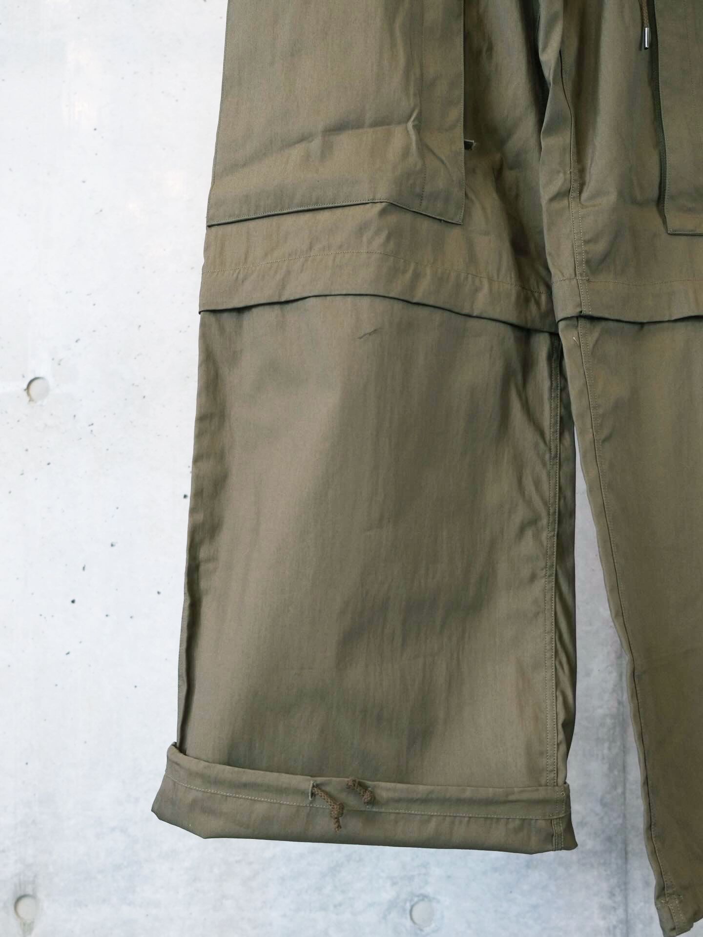 Military Suoer Wide Trouser